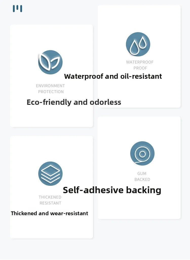 Piastrelle Autoadesive in PVC Impermeabili, Ignifughe, Resistenti all'Umidità, Effetto Marmo, Pannelli Decorativi in Alluminio e Plastica per Pareti