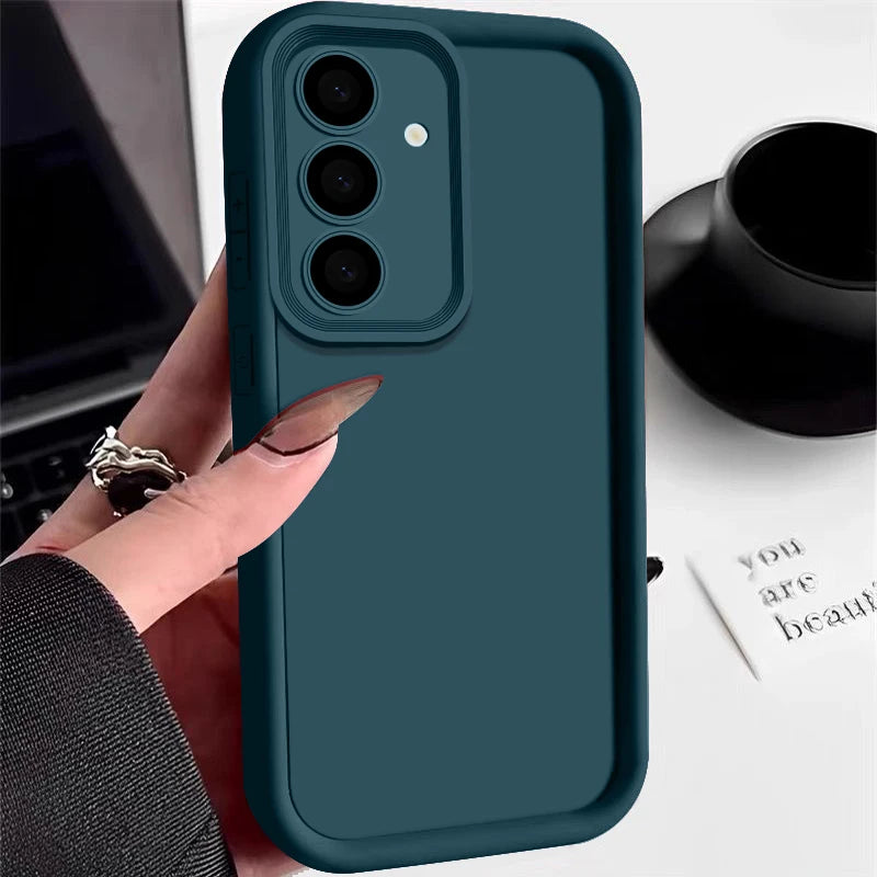 Candy Color Silicone Phone Case For Samsung S26 S23 S22 Ultra S25 Edge S25 S24 FE A17 A56 A16 A36 A26 A15 A54 5G Soft TPU Cover