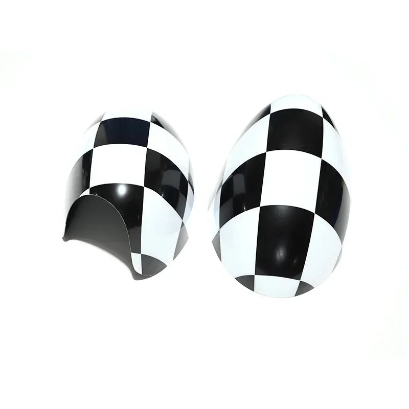 For Mini R50 R52 R53 One Cooper S Hatchback Convertible Car Decoration Accessories Auto Rear View 2pcs Mirror Covers