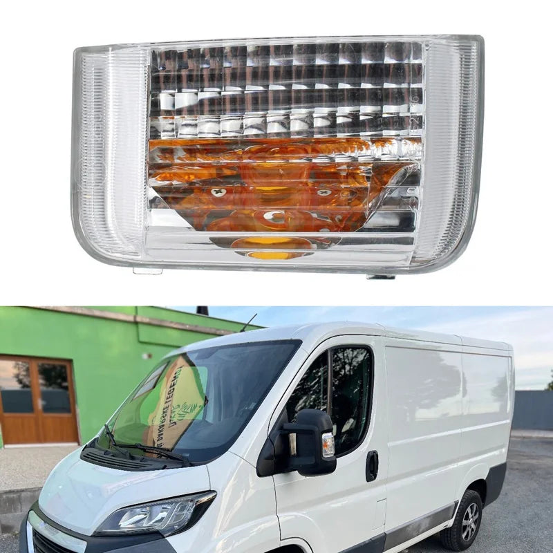 Car Wing Mirror Indicator Lens Accessories 71748254 For Peugeot Boxer Citroen Jumper Fiat Ducato 2006-2022 Turn Signal Housing